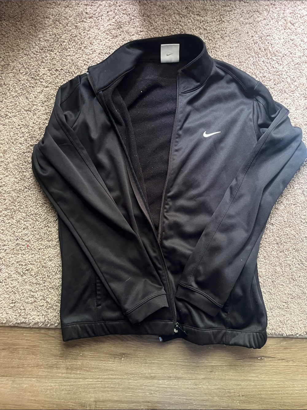 Nike  golf Black Full zip therma fit
